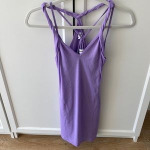 Revolve Superdown Purple Racerback Dress Size Small